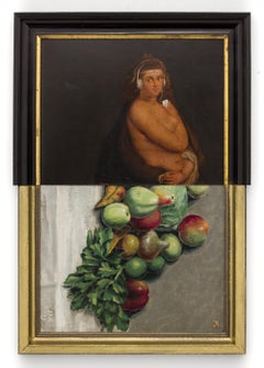 "Rubens vs. Knippel" Oil on Restored and Assembled Vintage Paintings