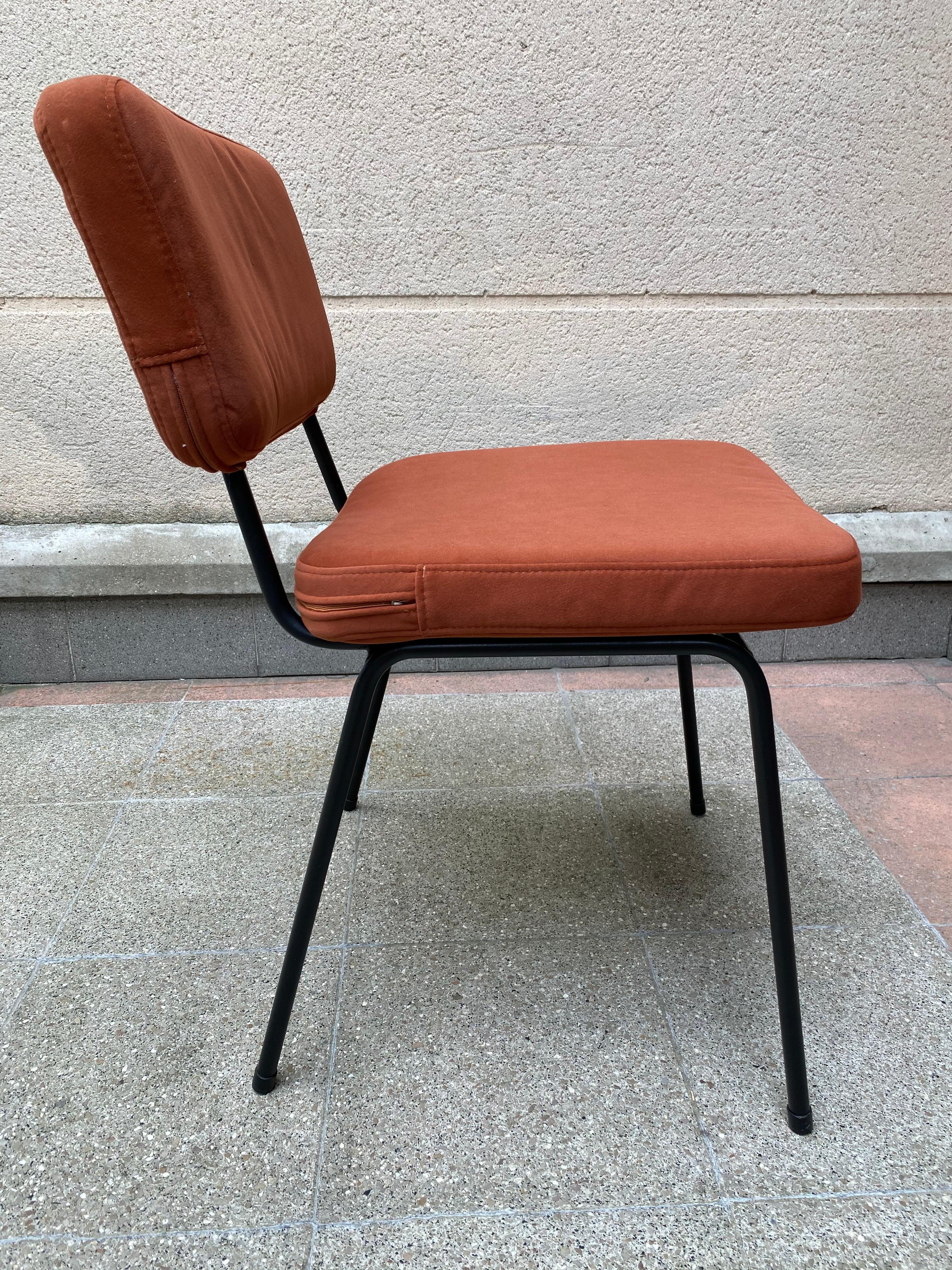 André Simard Set of 4 Chairs, 1960 1