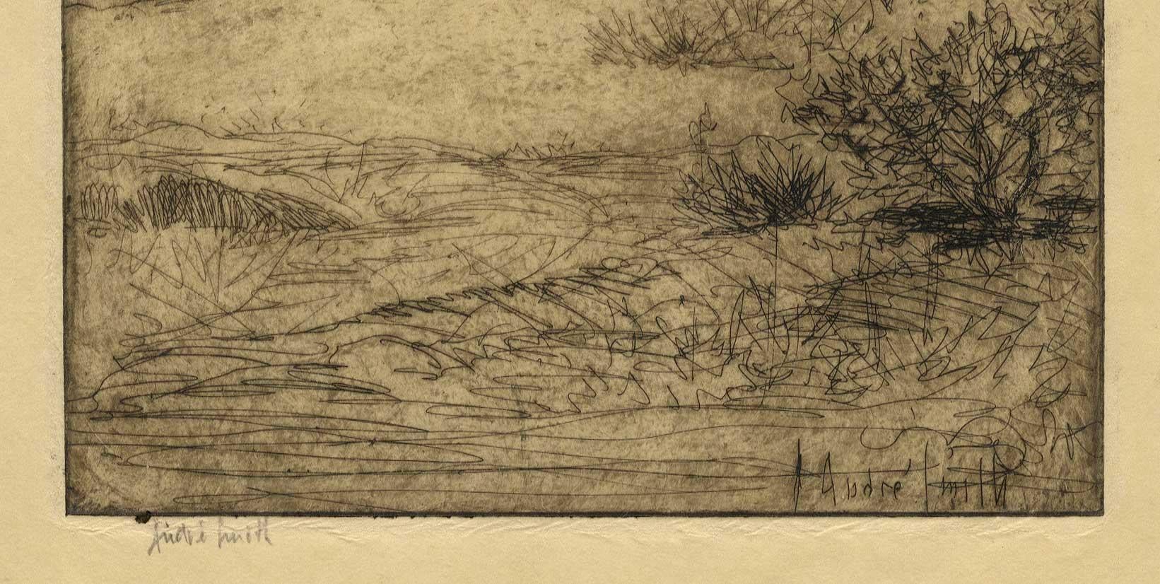 Connecticut Barn - American Modern Print by André Smith