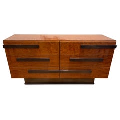 André SORNAY (1902-2000), varnished plywood chest of drawers