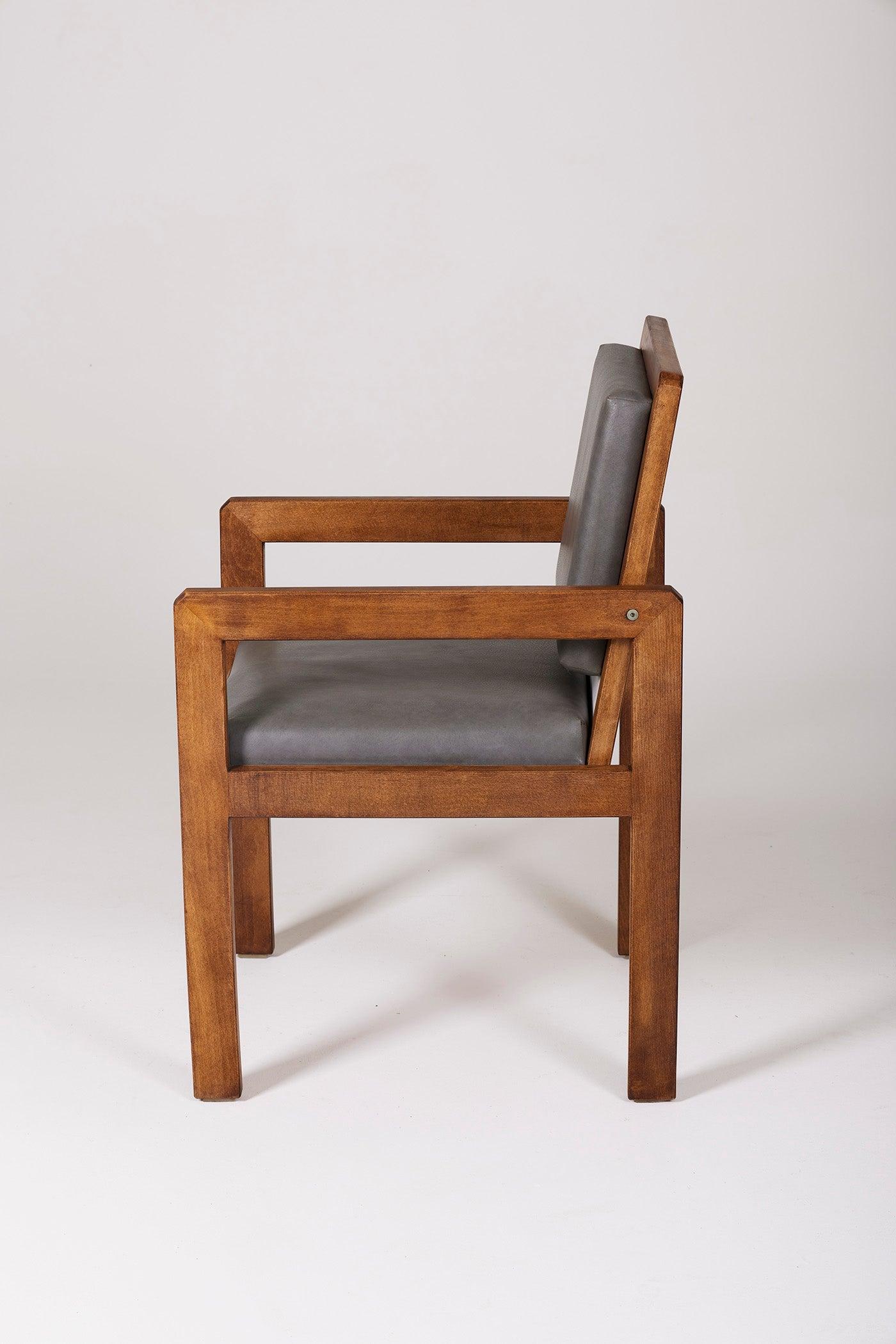 André Sornay Armchair, 1950s In Good Condition For Sale In PARIS, FR