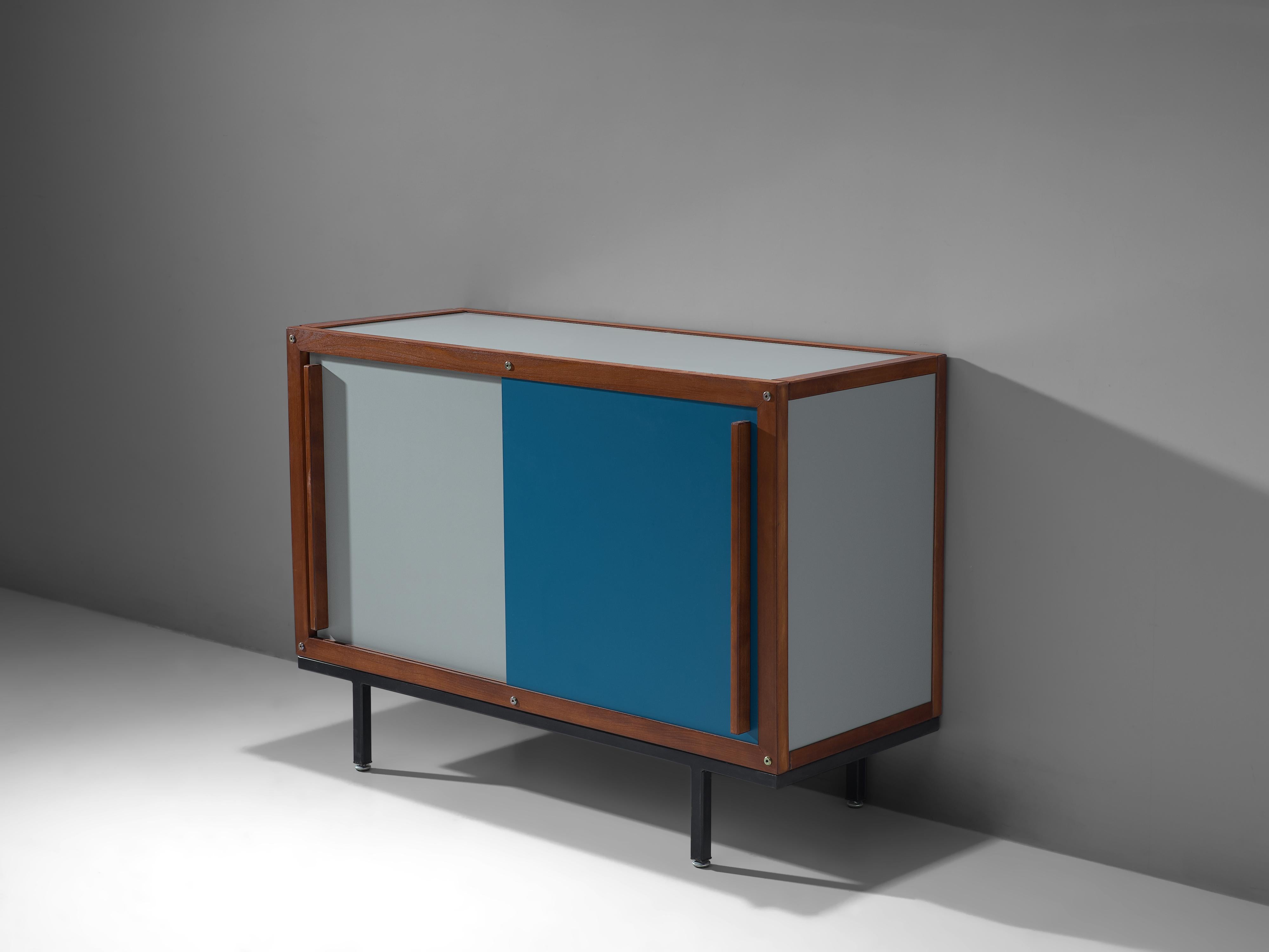 Andre Sornay Bicolored Sideboard with Sliding Doors 1
