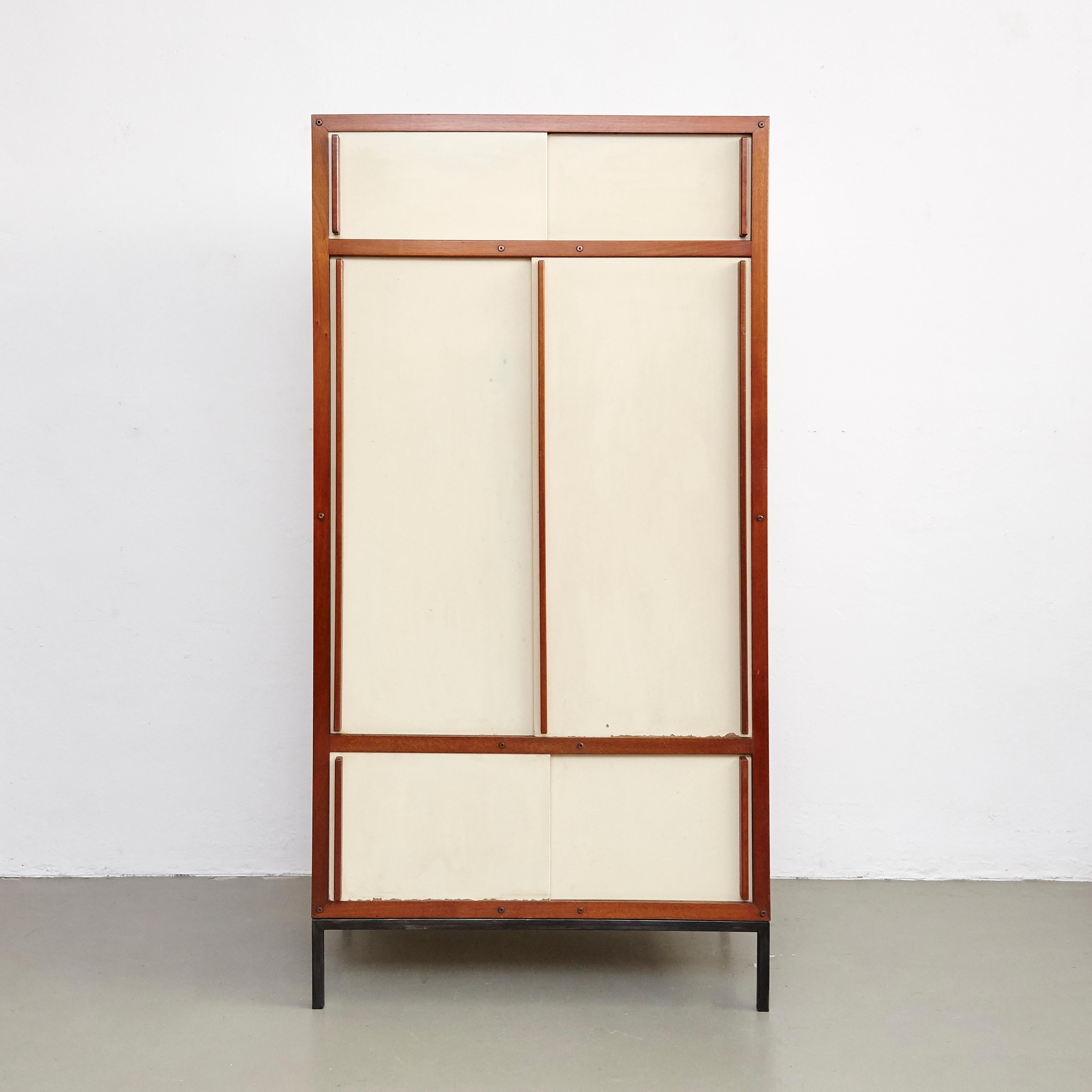 Mid-Century Modern André Sornay Mid Century Modern  French Cabinet, circa 1950