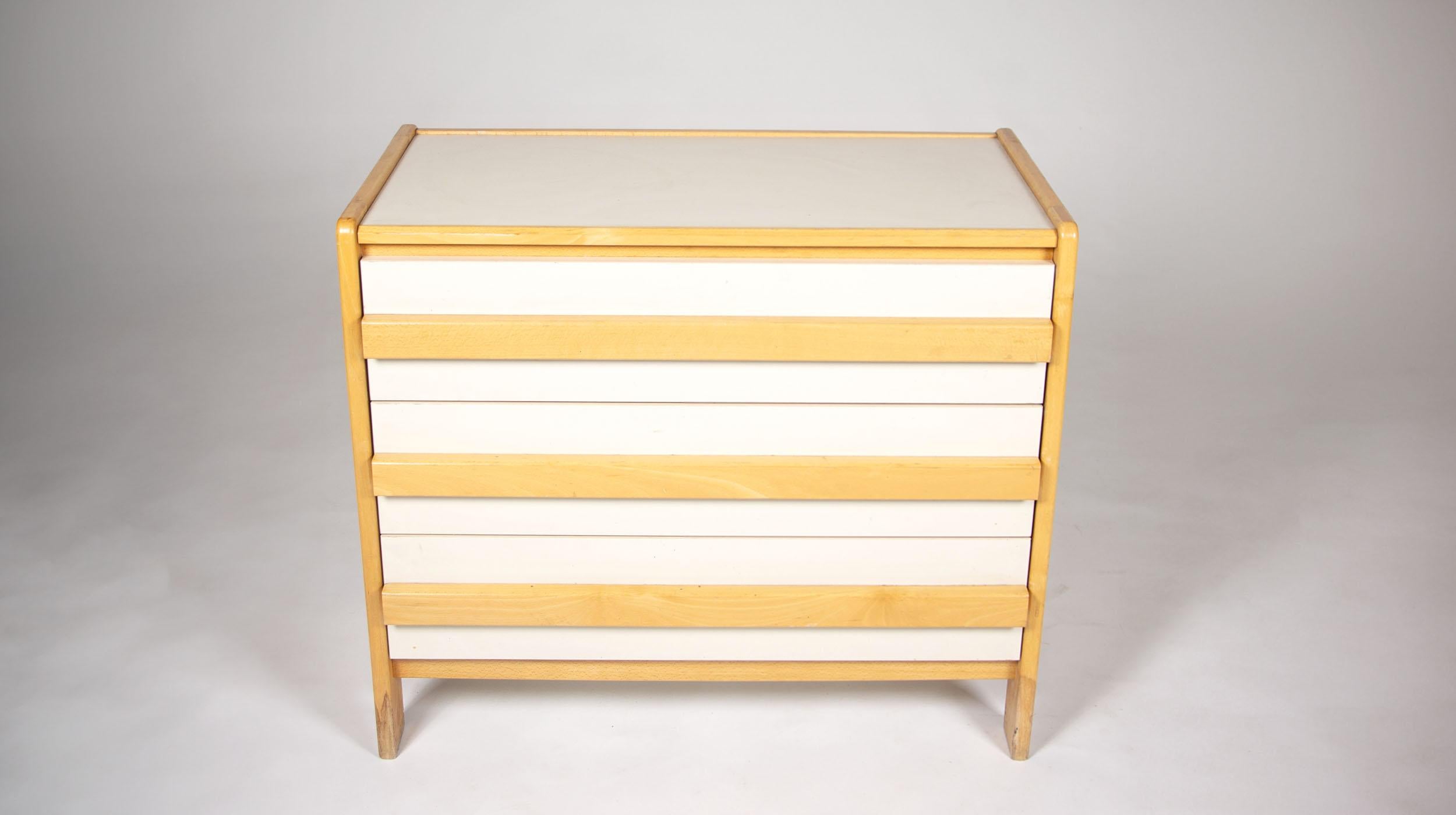 Laminate André Sornay chest of drawers  For Sale