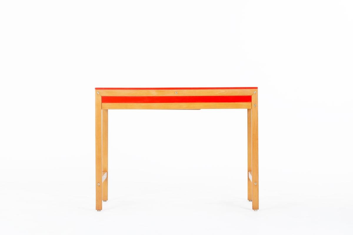 Andre Sornay console table, 1960 In Good Condition For Sale In JASSANS-RIOTTIER, FR