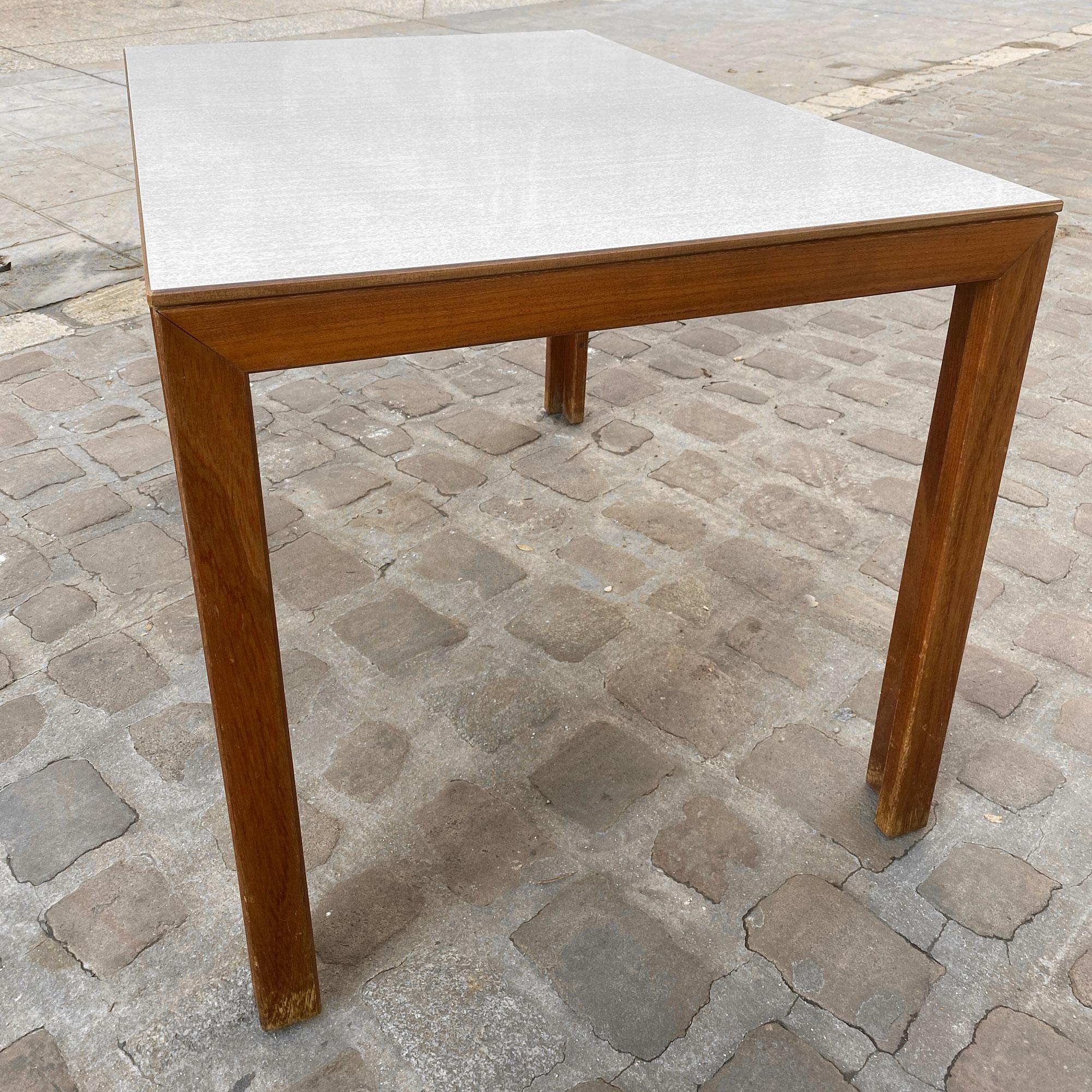 French André Sornay Formica desk table from the 1950s For Sale