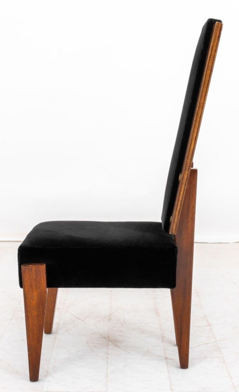 Andre Sornay French Art Deco Side Chair, 1930s 1