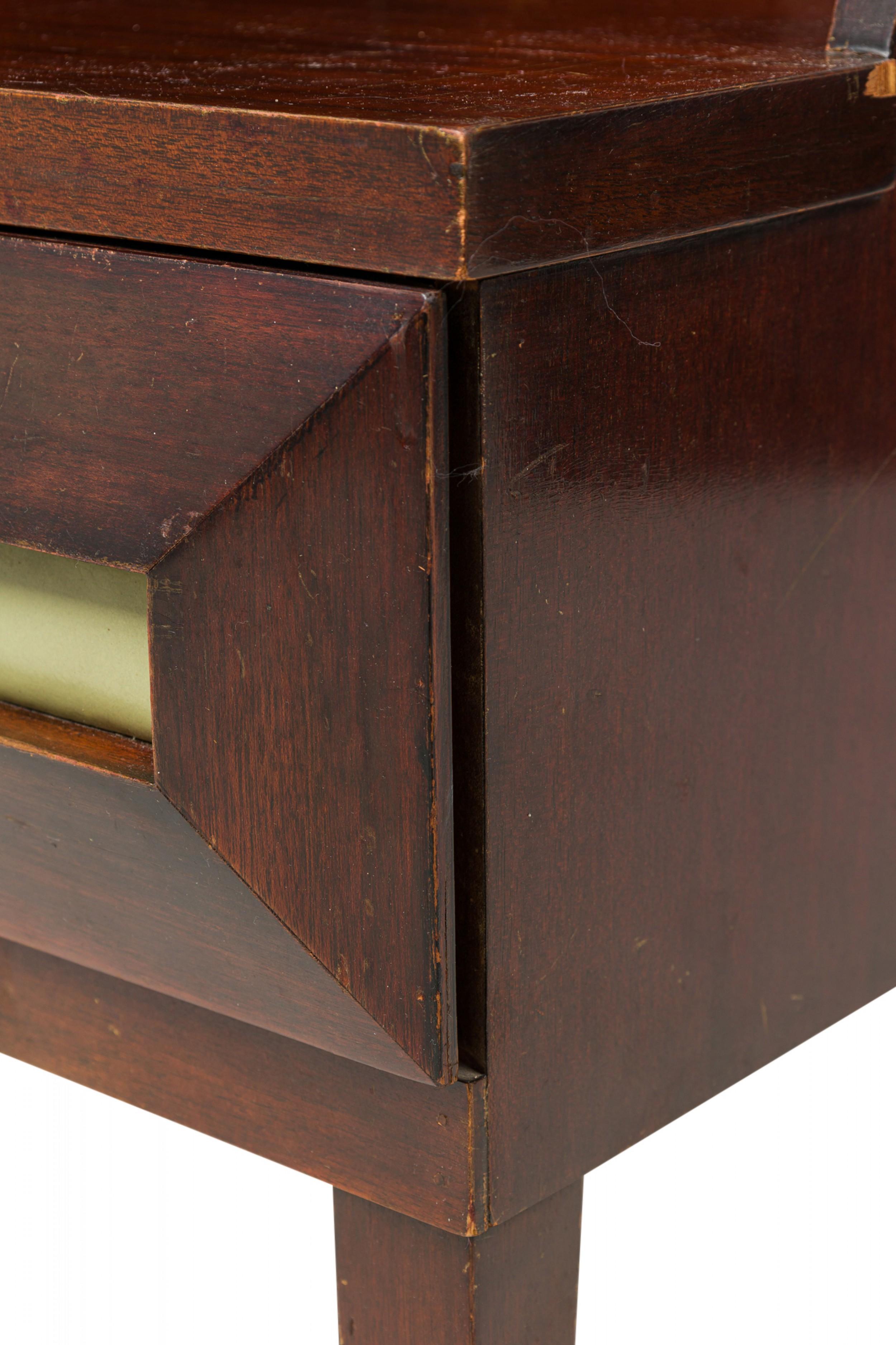 Andre Sornay French Midcentury Mahogany Bedside / End Table For Sale 7