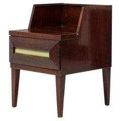 Andre Sornay Tavolino da letto/tavolino in mogano del Medioevo francese