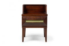 Andre Sornay French Midcentury Mahogany Bedside / End Table