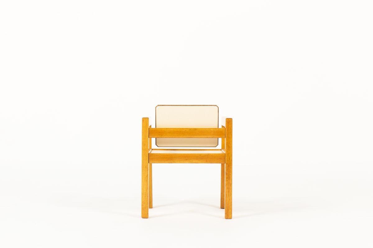French Andre Sornay kids chair Solid Wood and Laminate, 1960