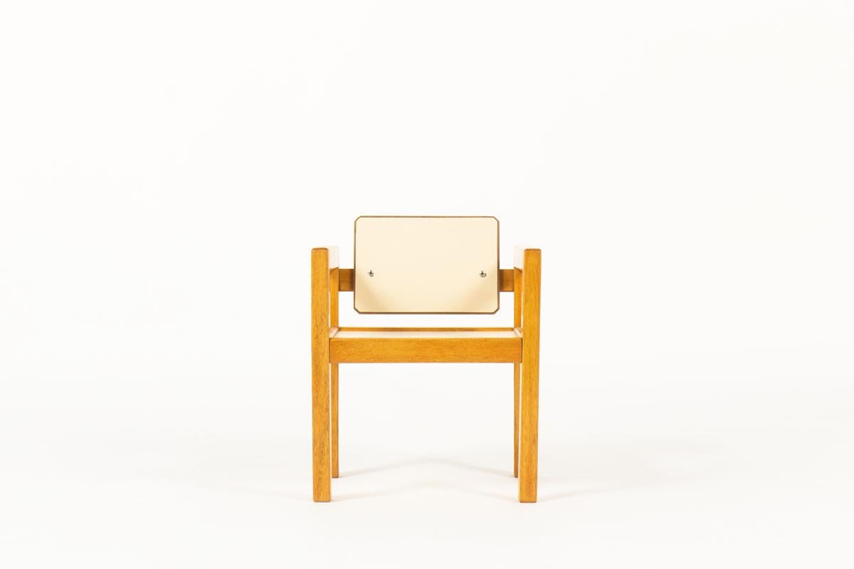 20th Century Andre Sornay kids chair Solid Wood and Laminate, 1960