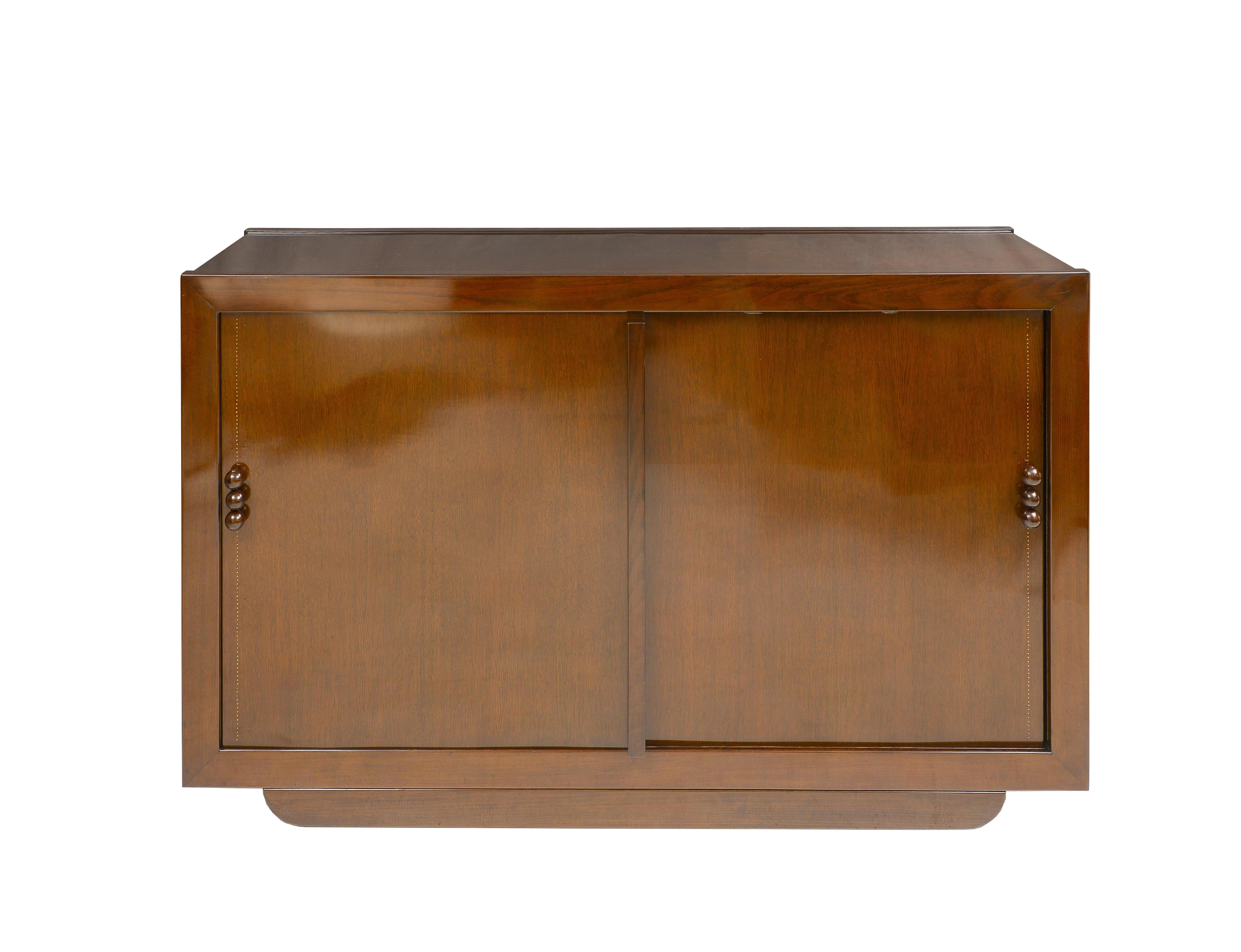 Art Deco Andre Sornay Mahogany Cabinet