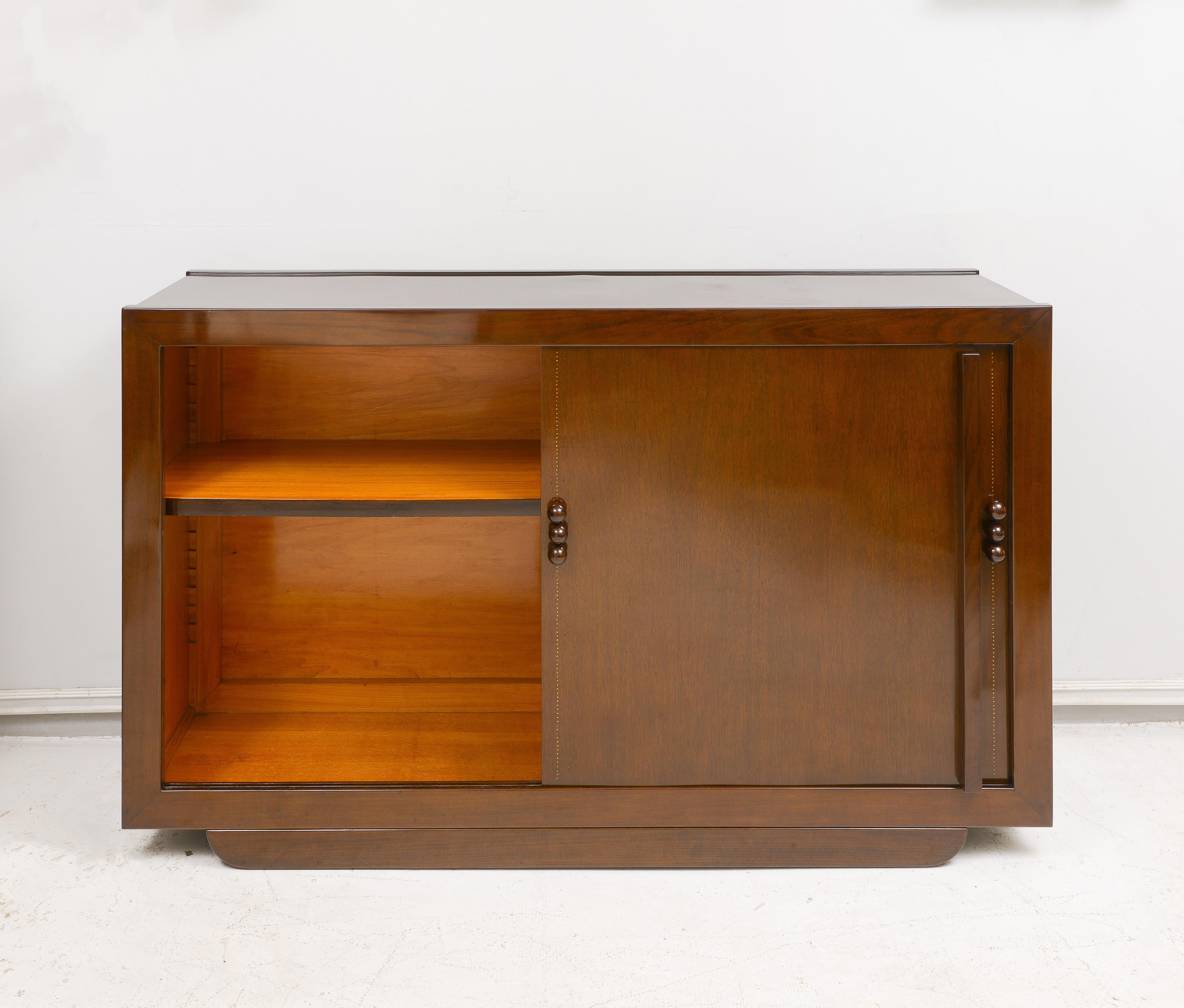 Andre Sornay Mahogany Cabinet In Good Condition In New York, NY
