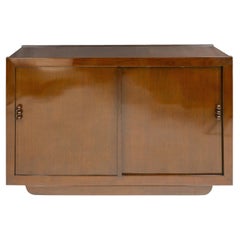 Meuble de rangement en acajou Andre Sornay