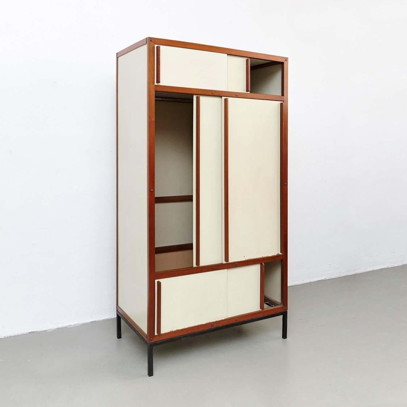 André Sornay Mid-Century Modern French Cabinet, circa 1950 For Sale 8