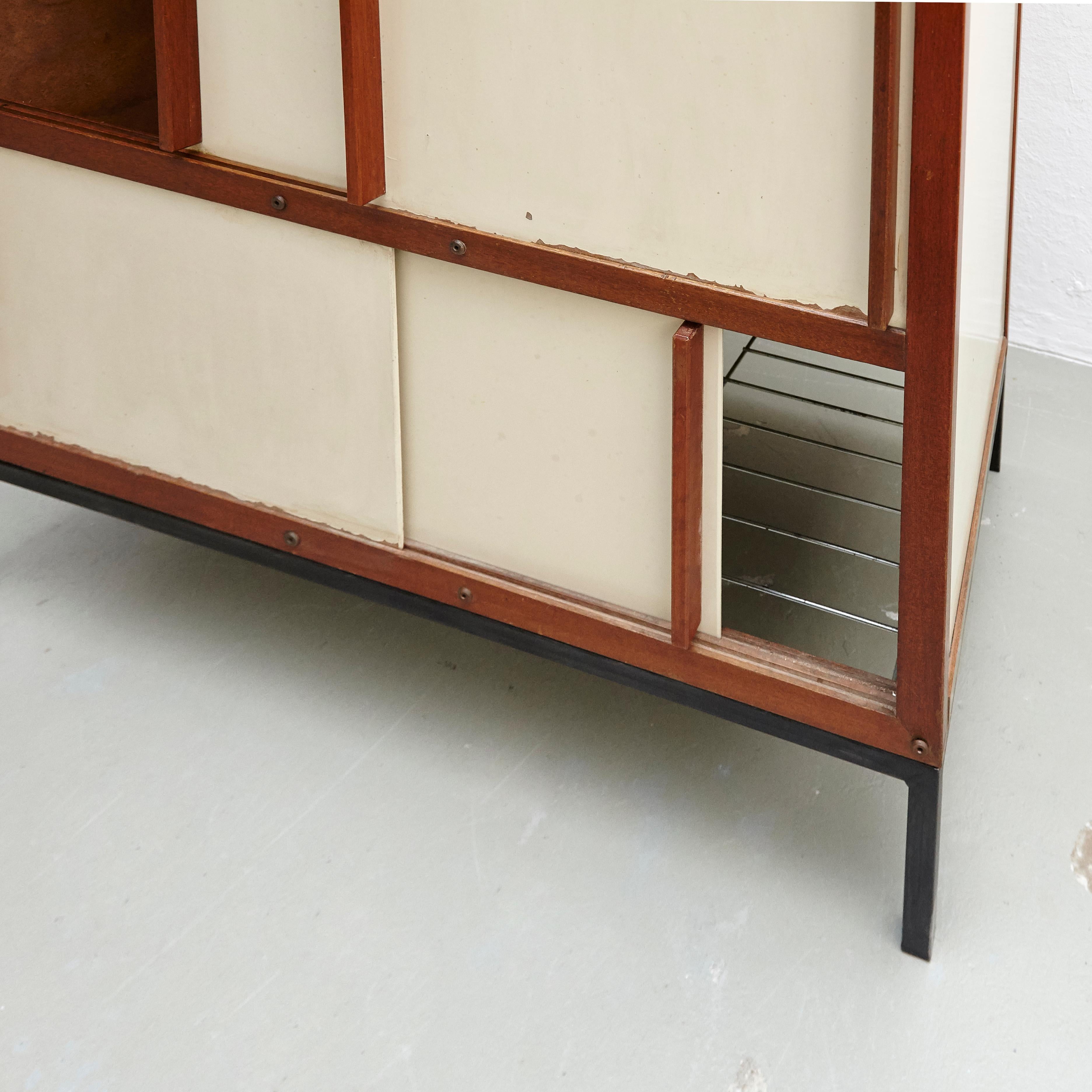 André Sornay Mid-Century Modern French Cabinet, circa 1950 3