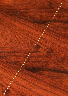 André Sornay round coffee table, studded 30's 40's