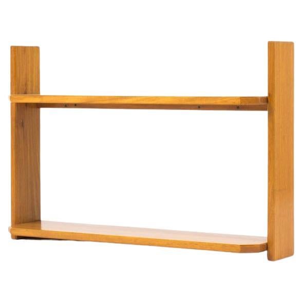 Andre Sornay Shelf in Solid Wood France 1960 For Sale
