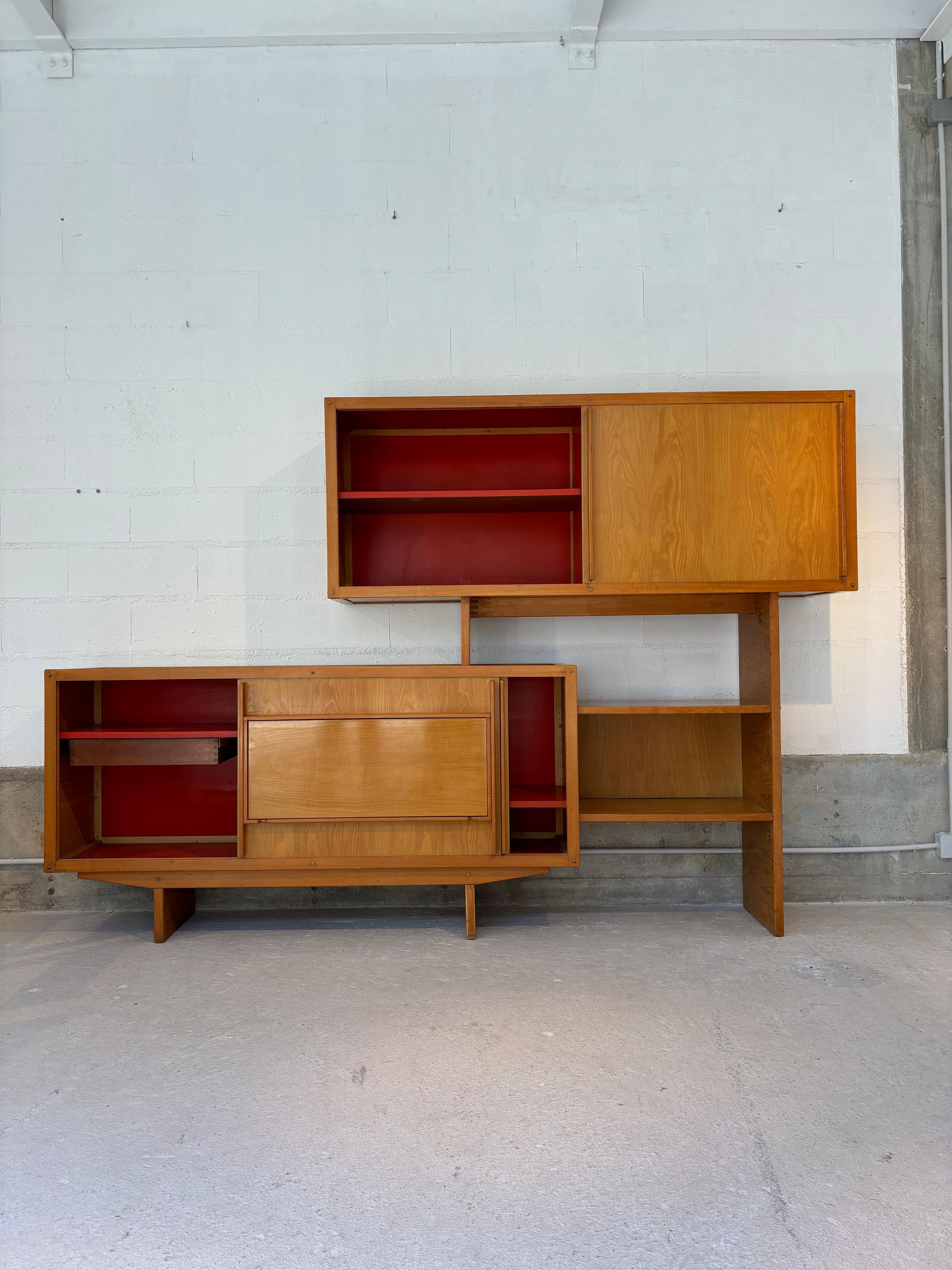 Mid-Century moderno Credenza André Sornay in vendita