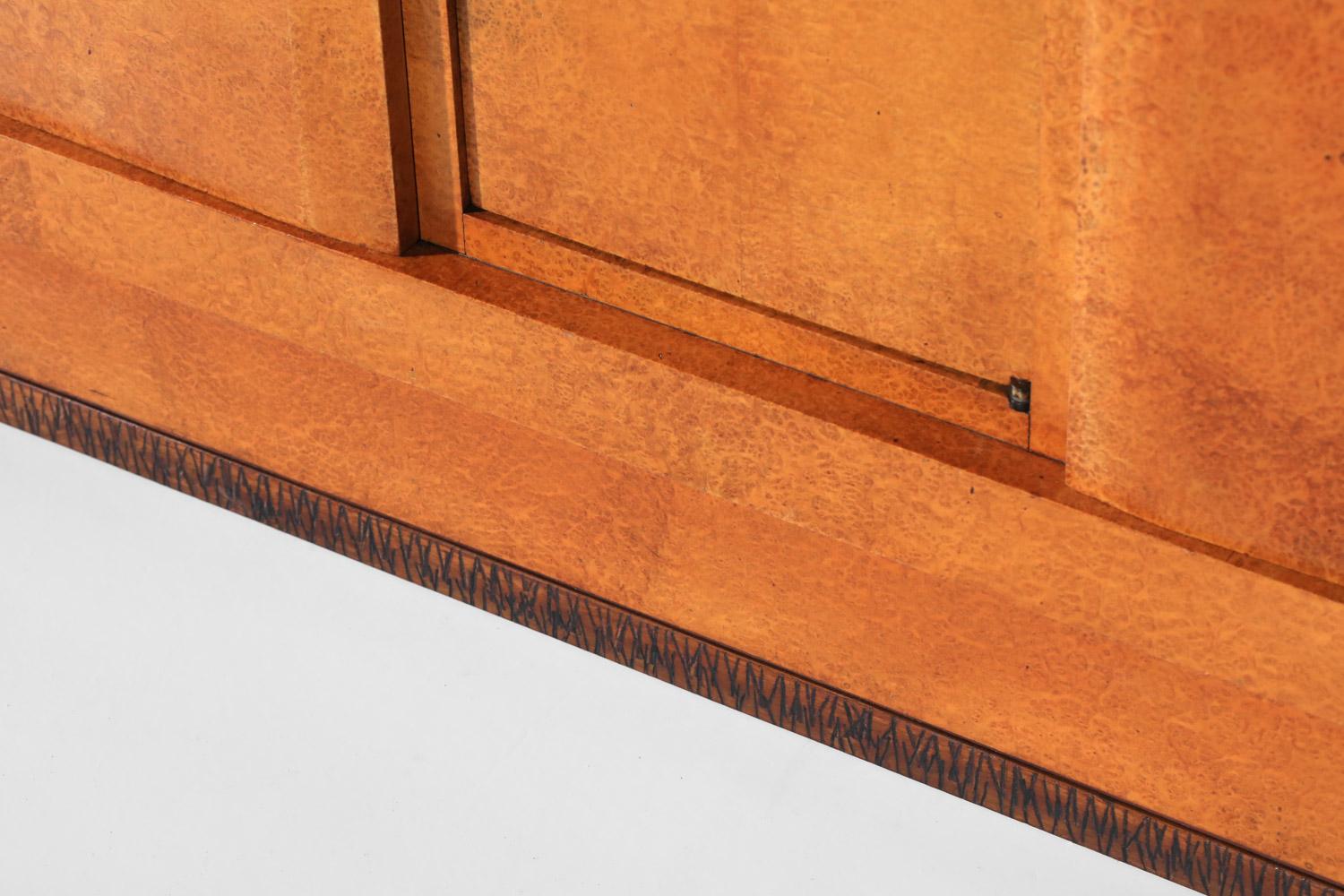 Credenza in legno di André Sornay, anni '30, Art Déco in vendita 7