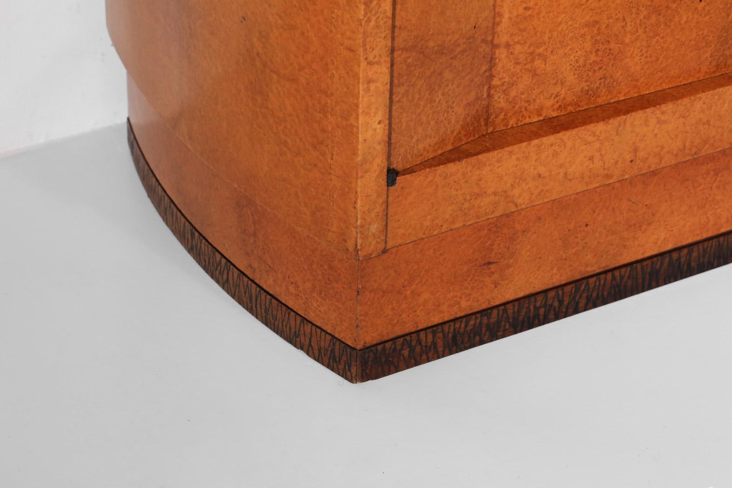 Credenza in legno di André Sornay, anni '30, Art Déco in vendita 9