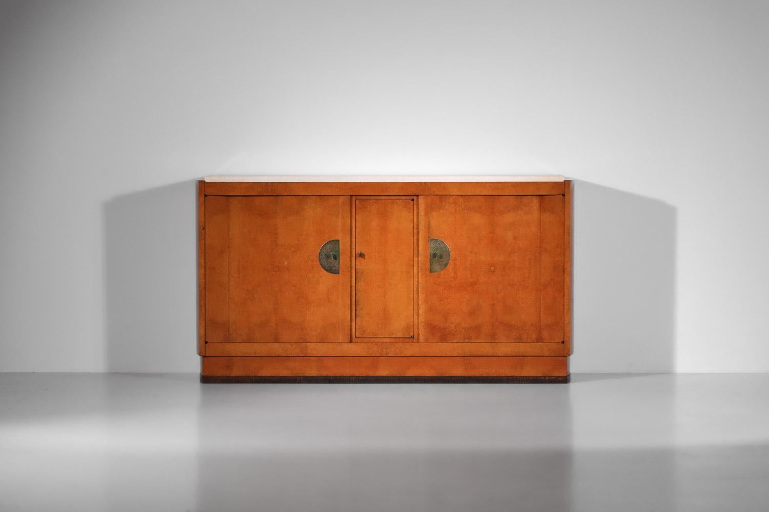 Credenza in legno di André Sornay, anni '30, Art Déco in vendita 2