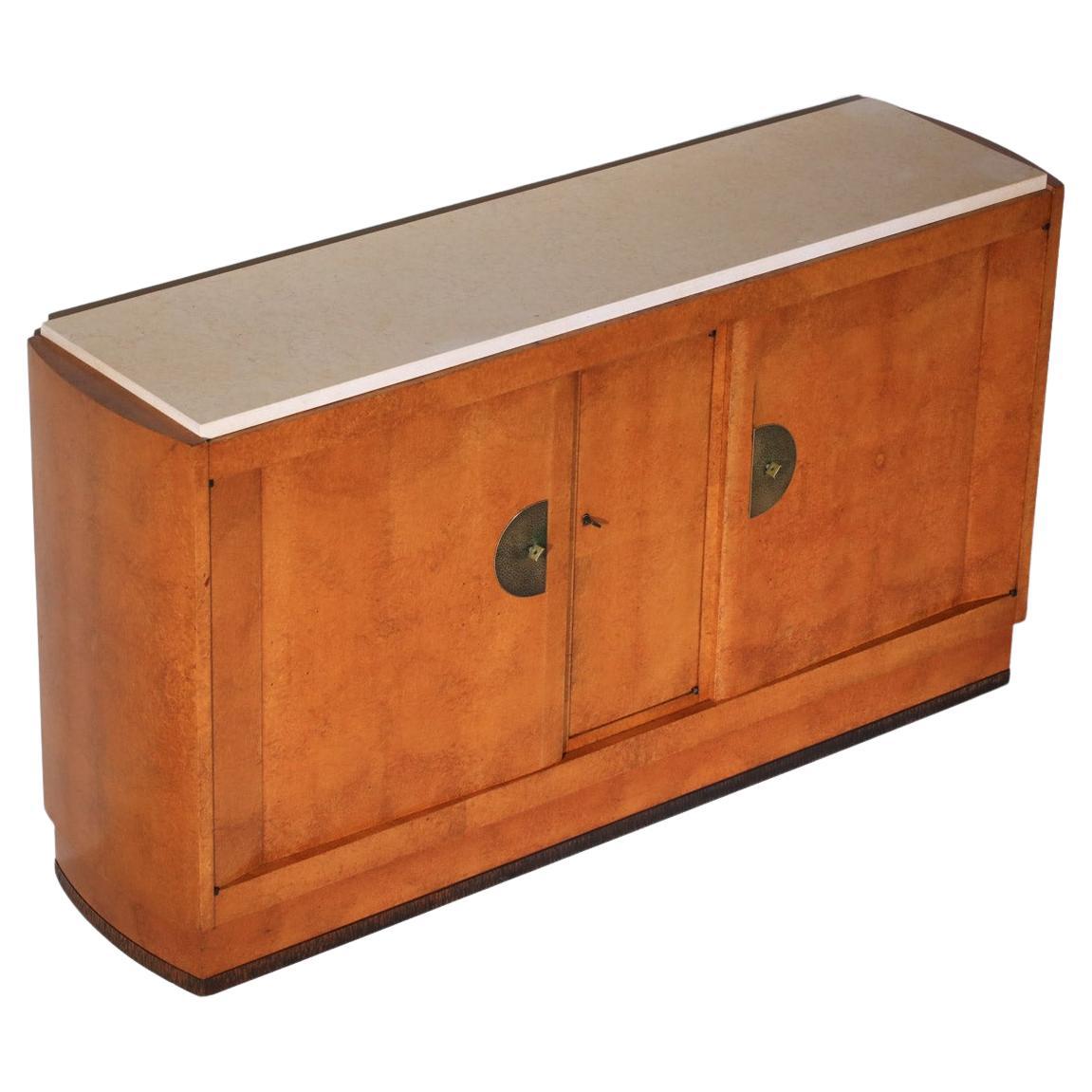Credenza in legno di André Sornay, anni '30, Art Déco in vendita