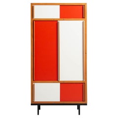 Andre Sornay Wardrobe in Red France 1955