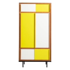 Andre Sornay Wardrobe in Yellow France 1955