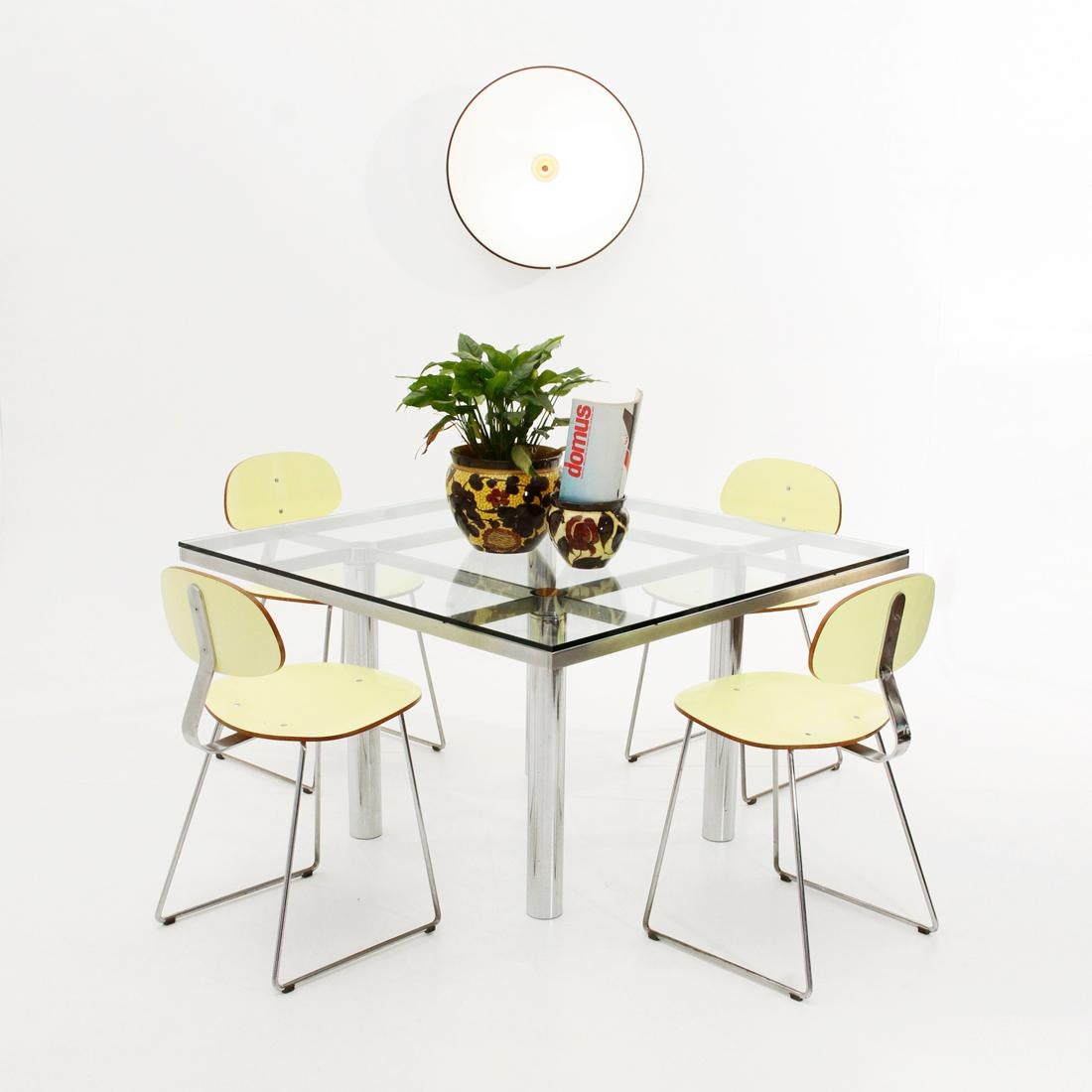 Andrè Square Dining Table by Tobia Scarpa for Gavina 4