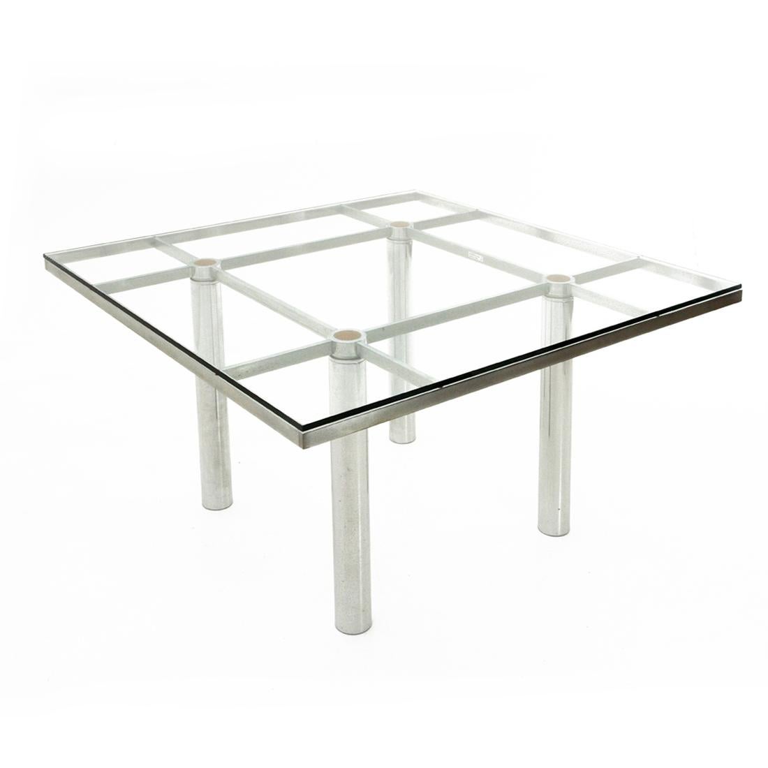 Mid-Century Modern Andrè Square Dining Table by Tobia Scarpa for Gavina