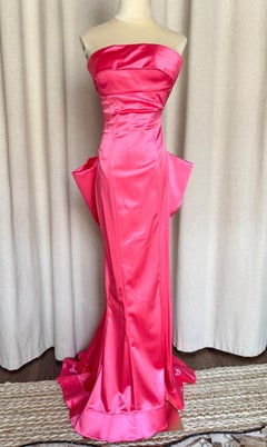 Andre Tan evening bustier bow gown