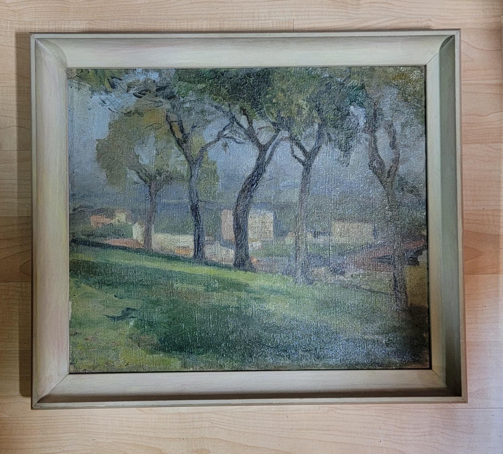 Andre Tondu Pintura impresionista francesa en Bueno estado para la venta en Fulton, CA