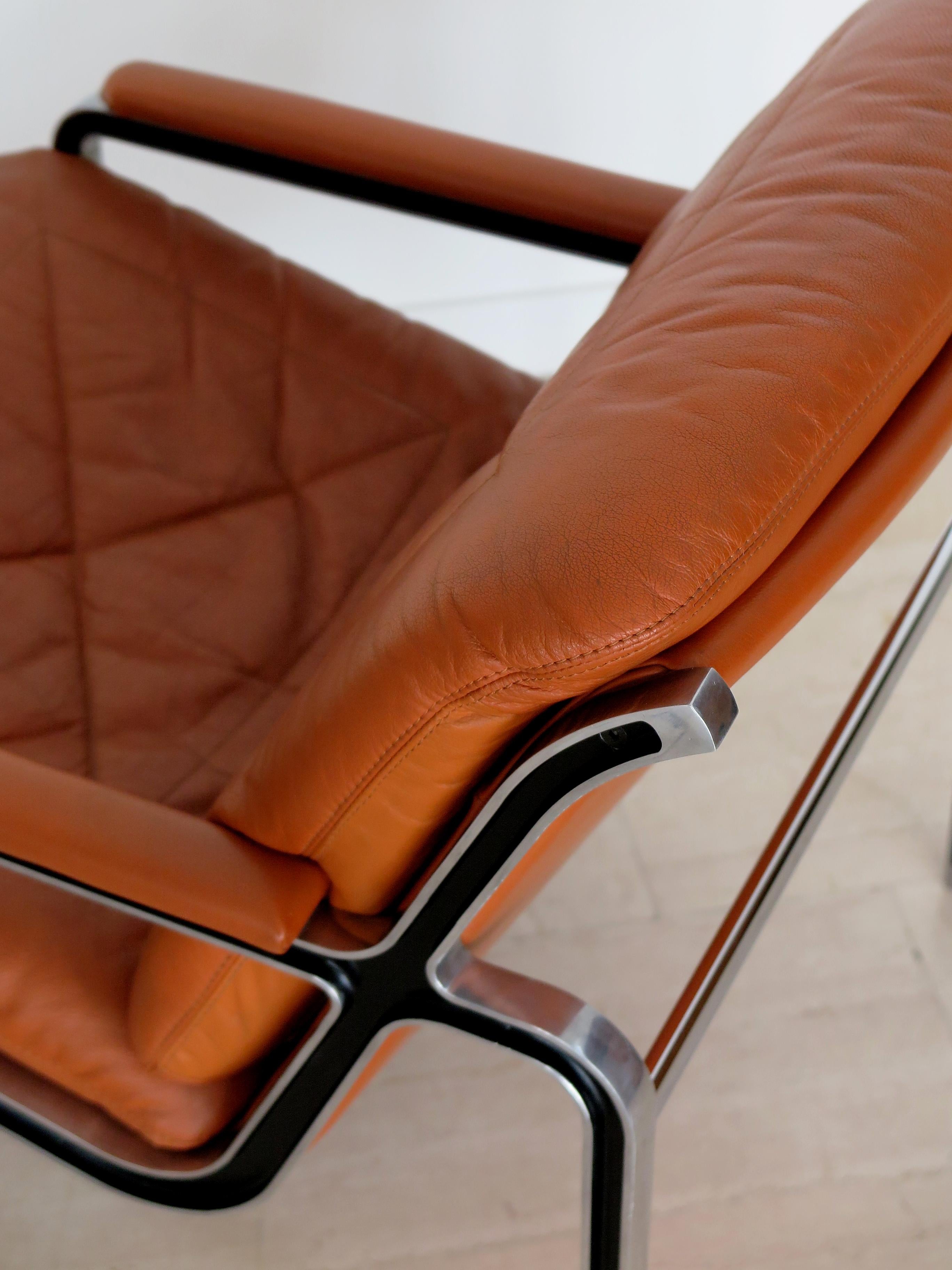 Andre Vandenbeuck Aluline Armchairs for Strassle International Switzerland 1960s For Sale 4