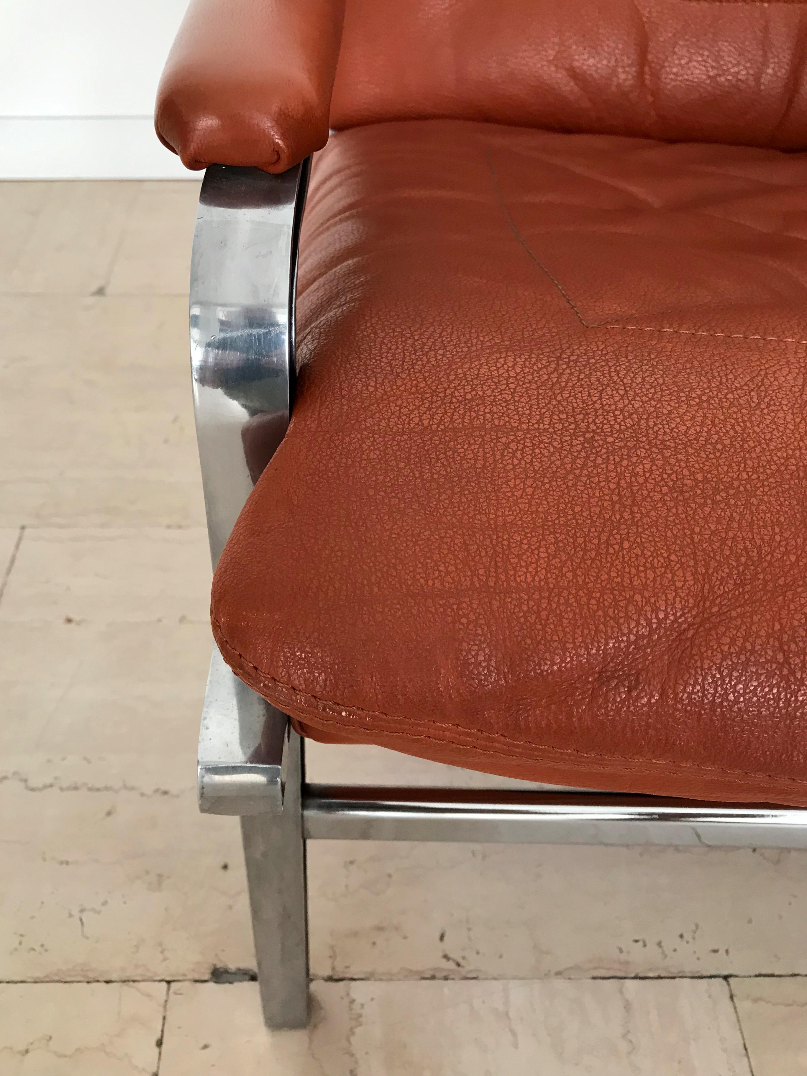 Andre Vandenbeuck Aluline Armchairs for Strassle International Switzerland 1960s For Sale 5