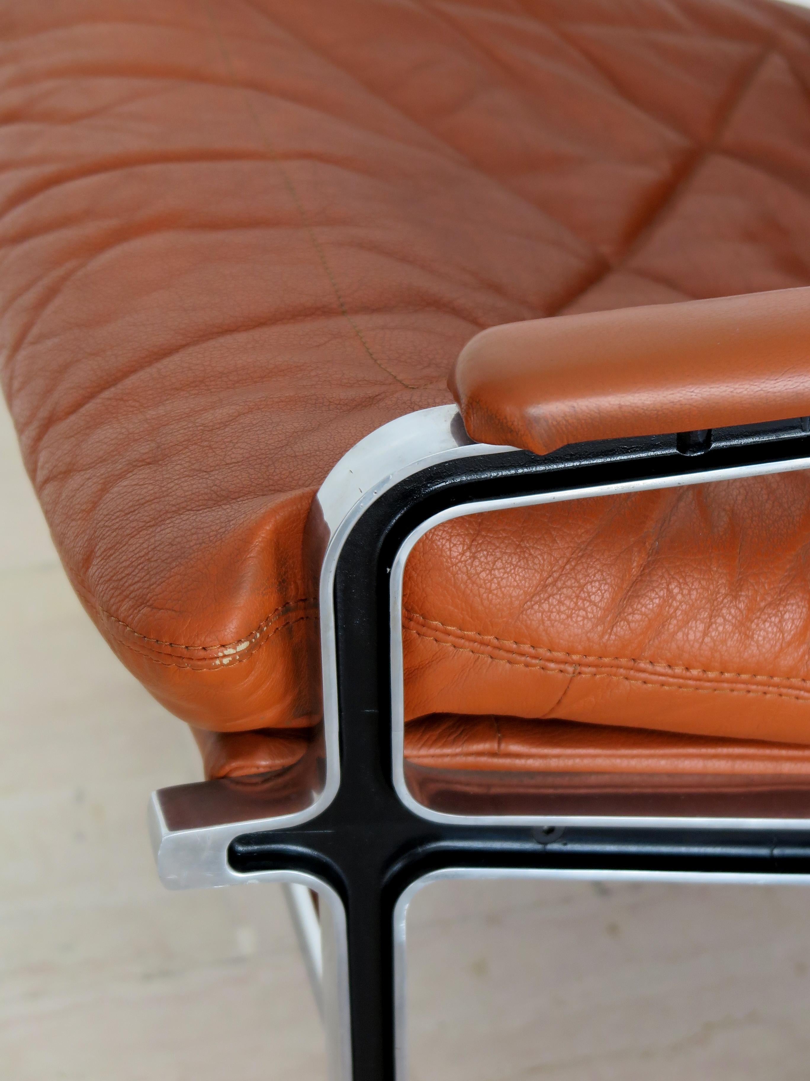 Andre Vandenbeuck Aluline Armchairs for Strassle International Switzerland 1960s For Sale 7