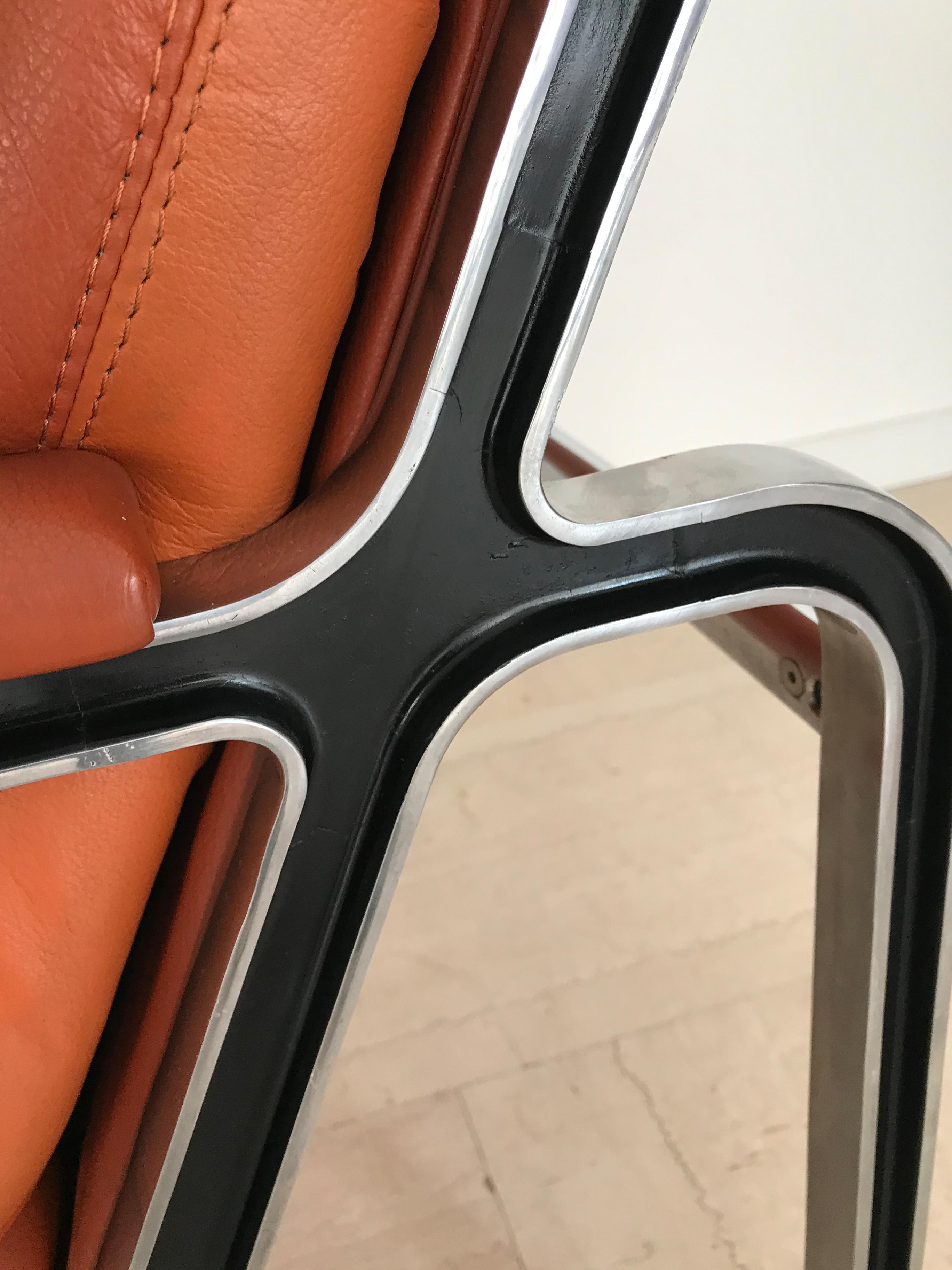 Andre Vandenbeuck Aluline Armchairs for Strassle International Switzerland 1960s For Sale 11