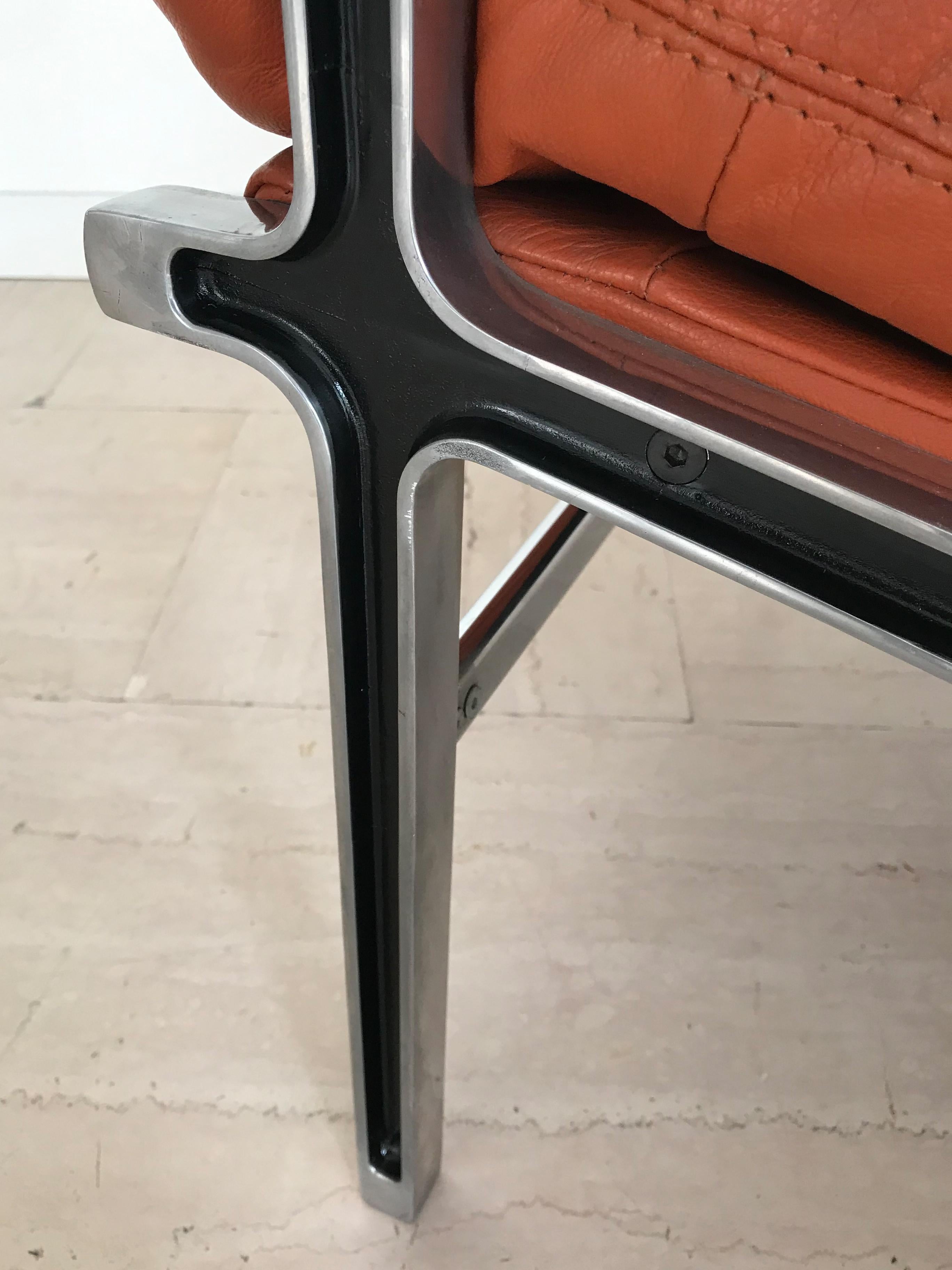 Andre Vandenbeuck Aluline Armchairs for Strassle International Switzerland 1960s For Sale 12