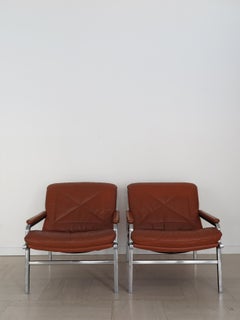 Andre Vandenbeuck Sillones Aluline para Strassle International Suiza Años 60