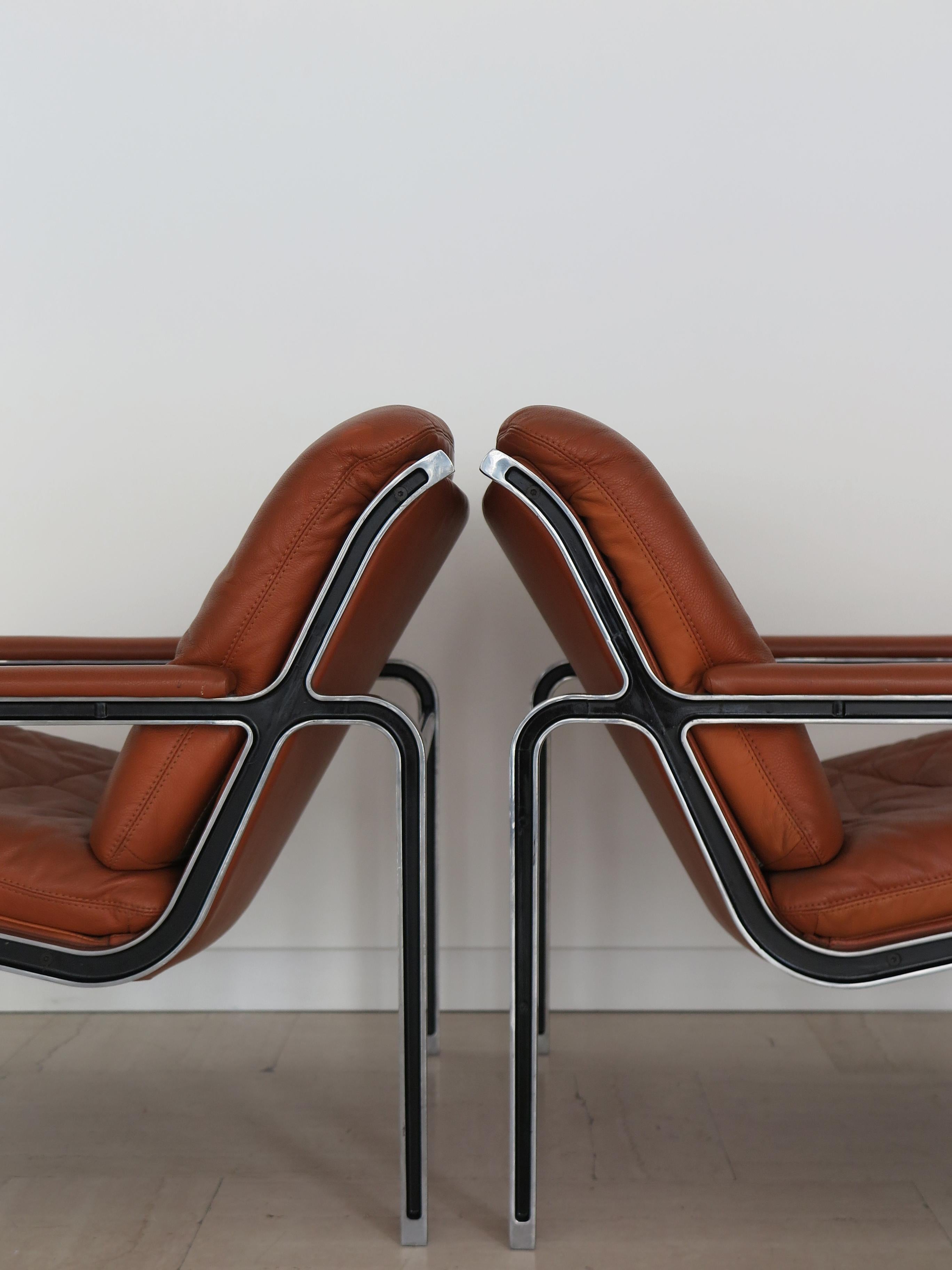 Andre Vandenbeuck Aluline Armchairs for Strassle International Switzerland 1960s For Sale 2