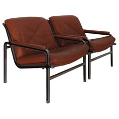 Andre Vandenbeuck Aluminium-Sessel für Strassle International Schweiz 1960er Jahre