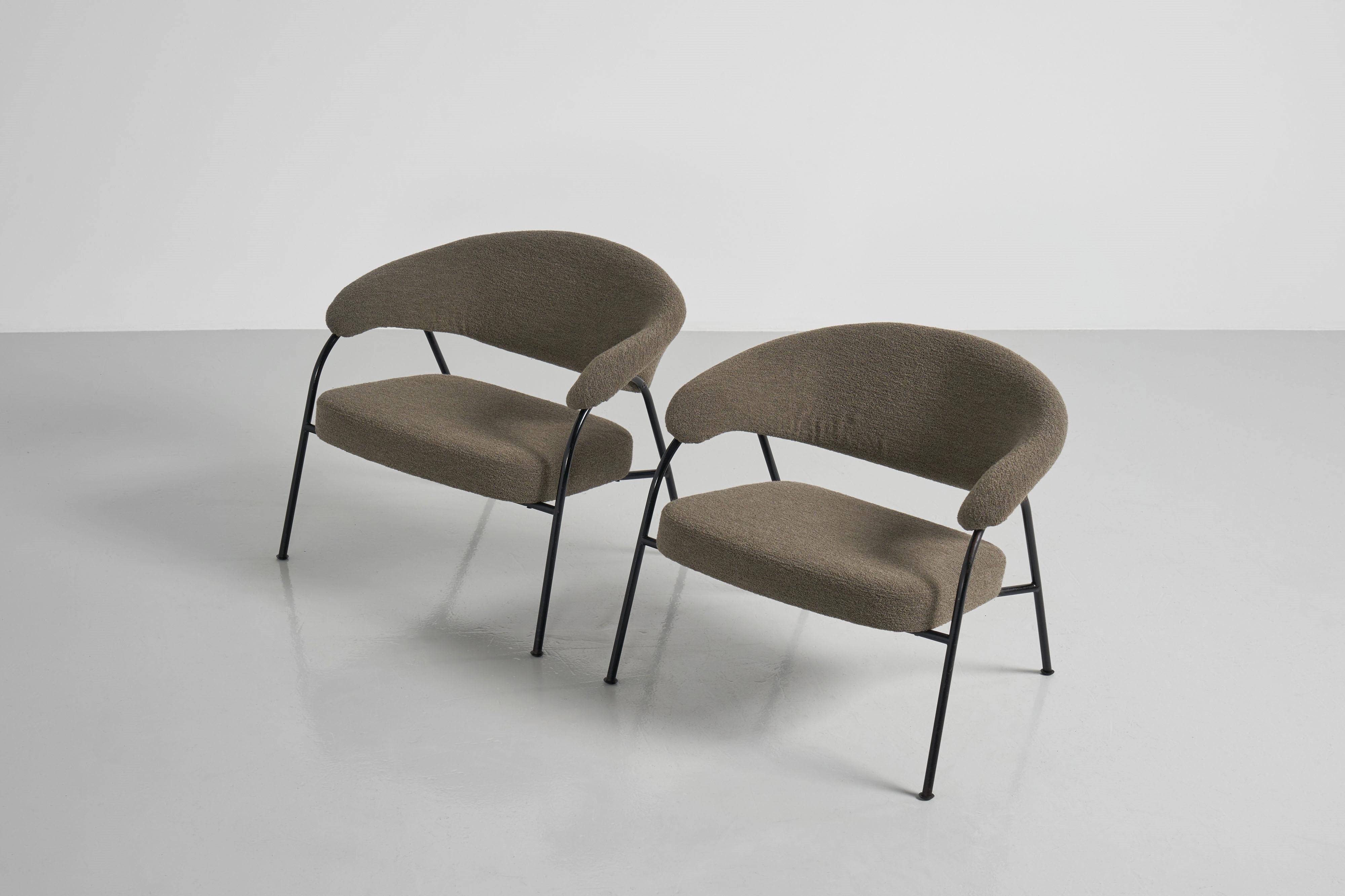 Andre Vandenbeuck Arco lounge chairs Arflex Italy 1955 1