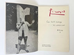 André Verdet, « Griffe de Picasso ». Éditions Parler, première édition, SIGNÉE