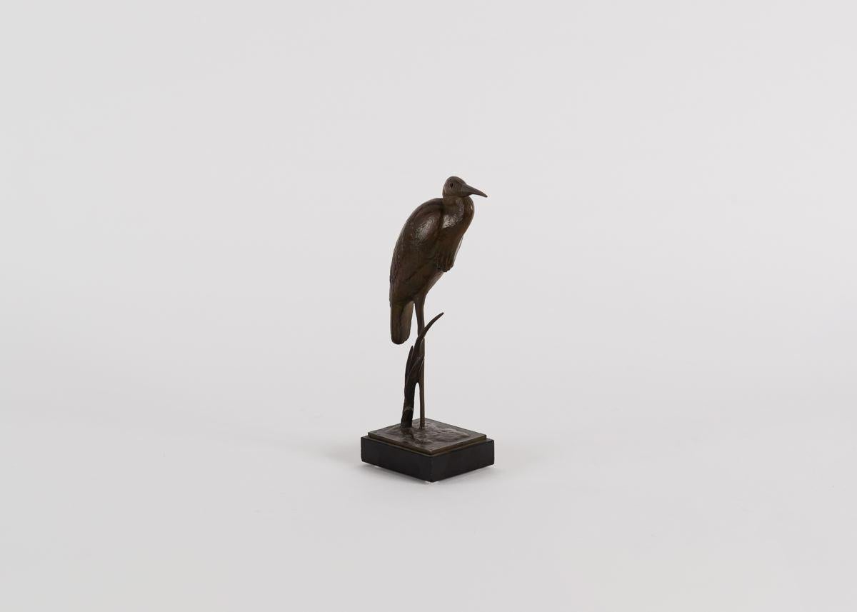 Andre Vincent Becquerel, Bronze Sculpture of a Kingfisher Bird, France In Good Condition In New York, NY