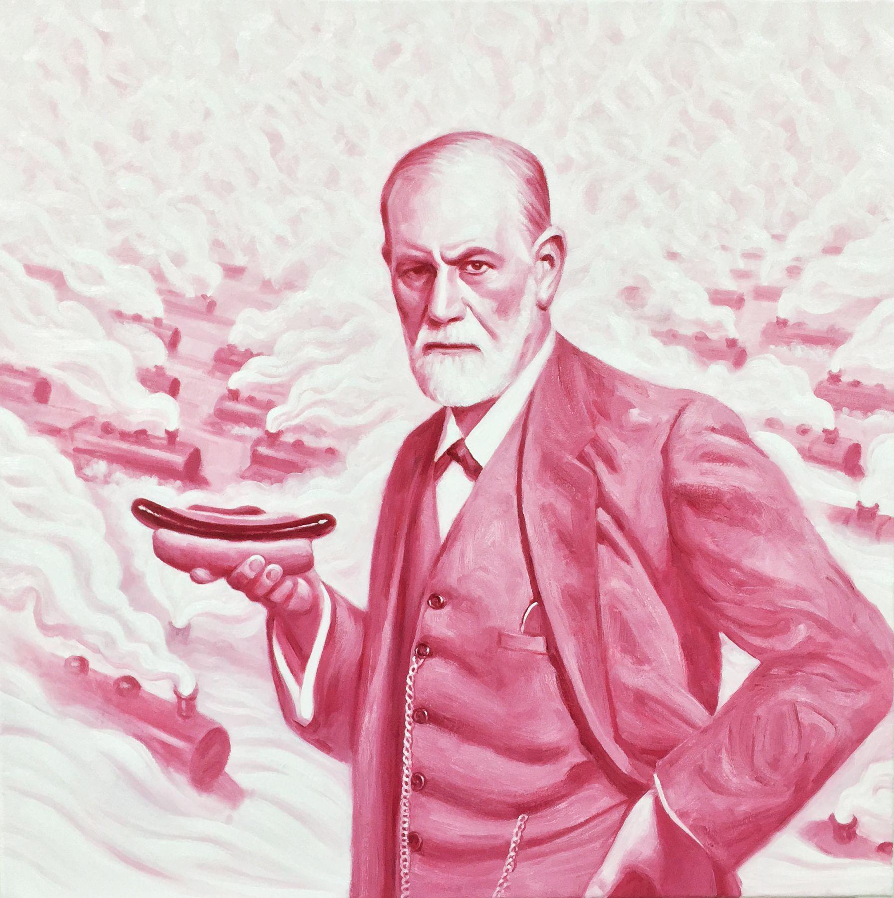 The project Pink Freud and the Pleasant Horizon stems from Andre von Morisse’s interest in the powerful influence of Freud, Darwin, and Christ on ideas about psychological, scientific and spiritual motors of human life and on popular culture since