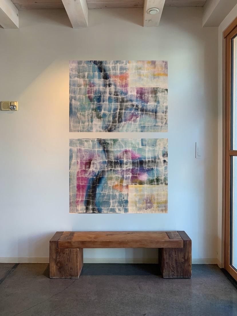 Andrea Bonfils - Convergenza, Pittura 2022 6