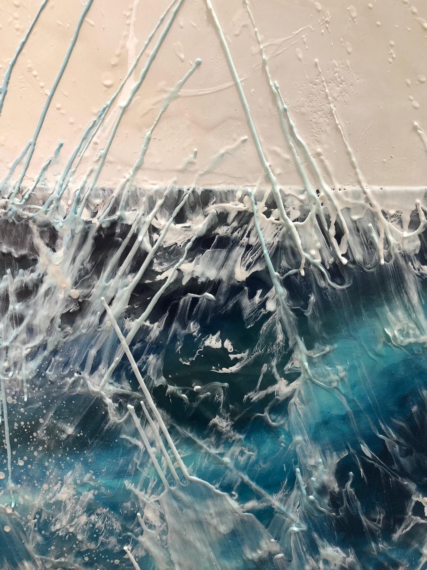 Andrea Bonfils - Trittico di tuffi, Pittura 2019 in vendita 2
