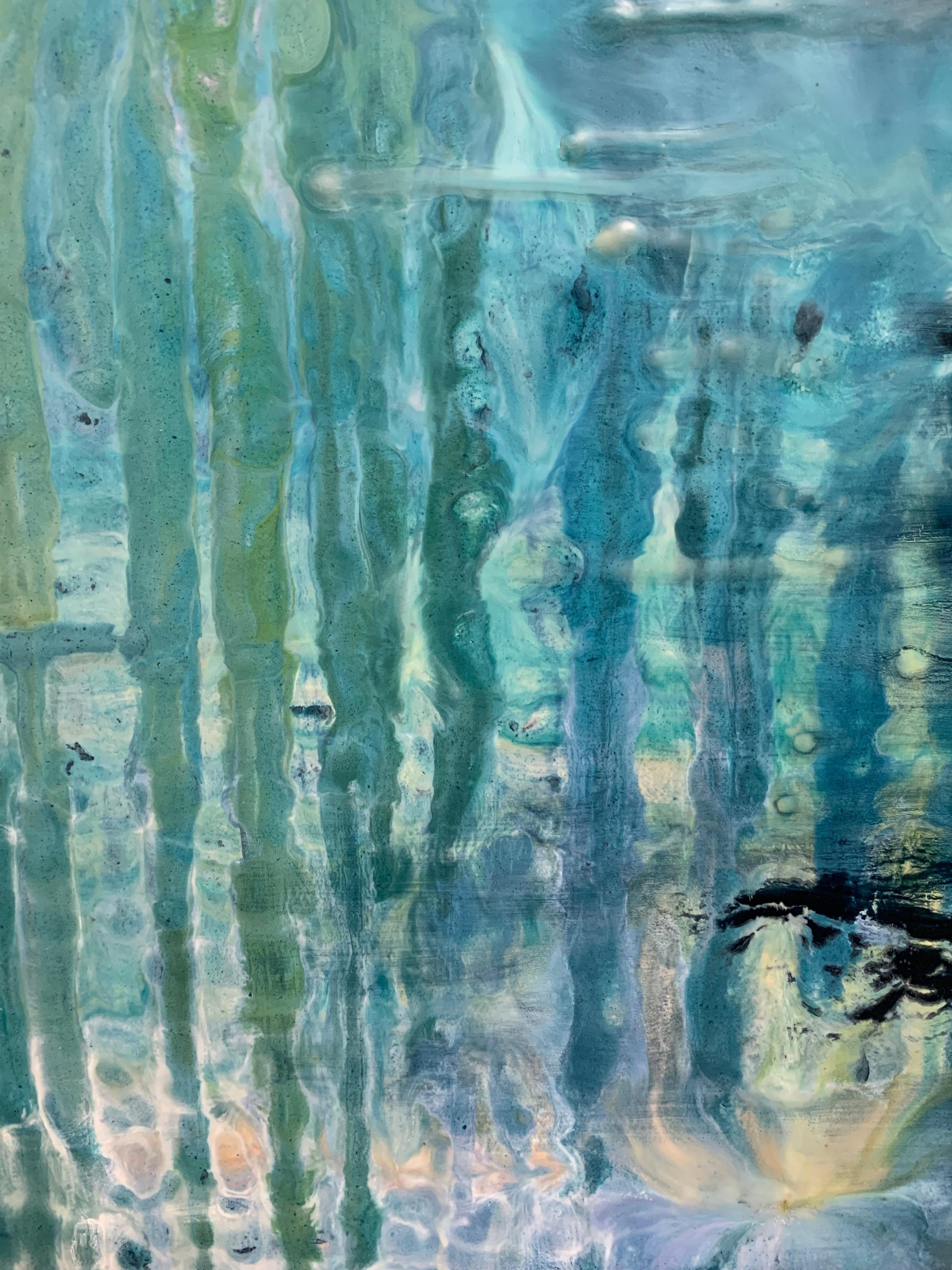 Andrea Bonfils - Luce della piscina, Pittura 2022 2