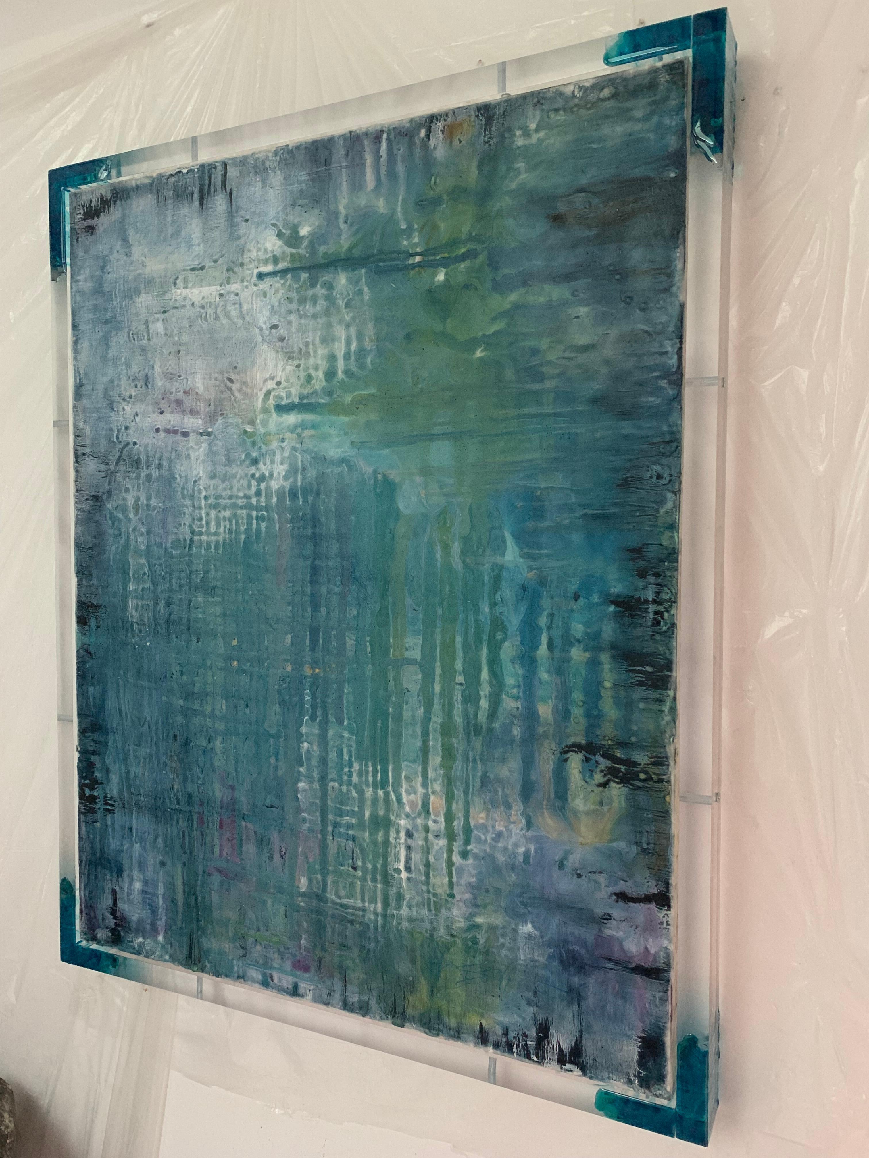 Andrea Bonfils - Luce della piscina, Pittura 2022 4